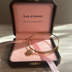 Vintage NIB Juicy Couture bangle clover bracelet